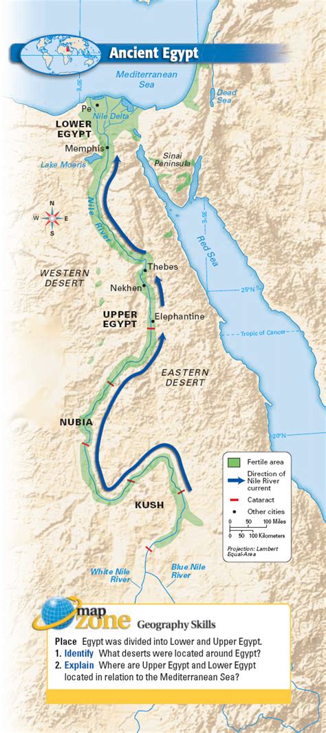 Ancient Egypt Map Arabian Peninsula