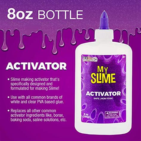 My Slime Activator Solution 8 Ounce Bottle Make Your Own Slime Just