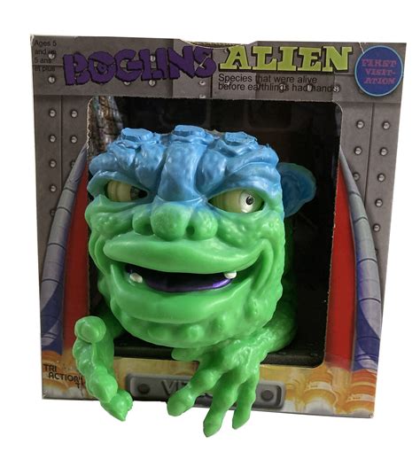 Triaction Toys Boglins 8 Inch Foam Monster Puppet Alien Vizlobb