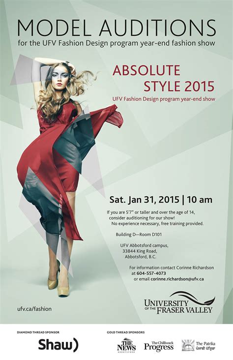 model auditions for the ufv absolute style fashion show › ufv events