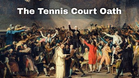 20th June 1789 Tennis Court Oath Sworn By The French National Assembly