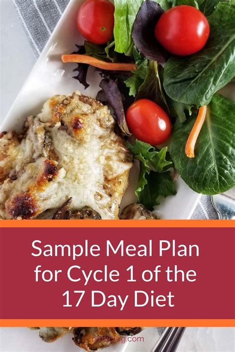 17 Day Diet Meal Plan Printable