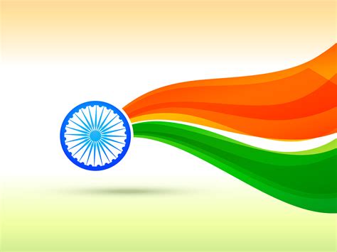 Indian Flag Design Made In Wave Style 458600 Vector Art At Vecteezy