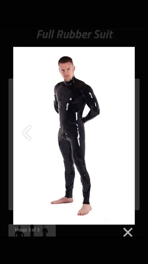 sexy black mens latex catsuit rubber bodysuits with crotch zip in teddies and bodysuits from