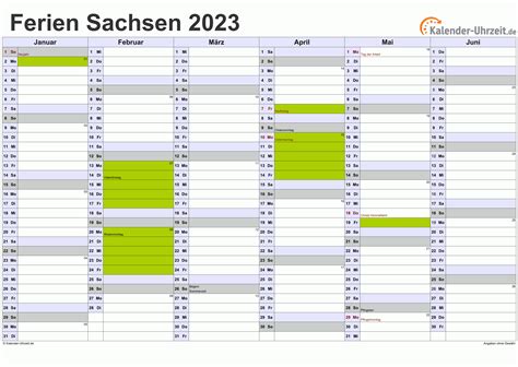 Ferien Sachsen 2023 Kalender Drucken Byron Duncan Headline