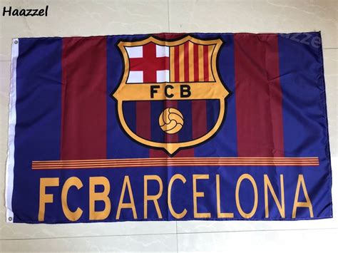 3ft X 5ft 3 X5ft Fc Barcelona Large Flag Print Polyester Banner Flag