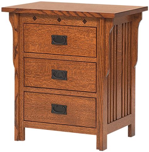 Royal Mission Drawer Nightstand Amish Royal Mission Nightstand
