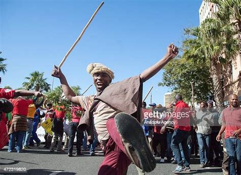 Thousand Of South African Municipal Workers Union Workers Demanding