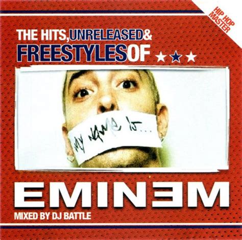 Dj Battle The Hits Unreleased And Freestyles Of Eminem Cd Discogs