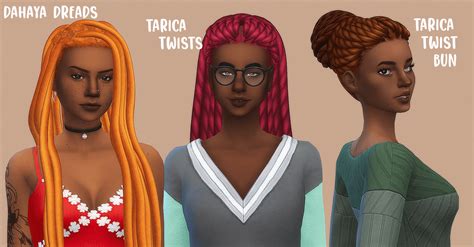 Sims 4 3 Sheabuttyr Hairs Recolored The Rest Of Sheas Best Sims Mods