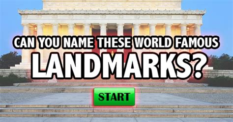 Quizfreak Can You Name These World Famous Landmarks