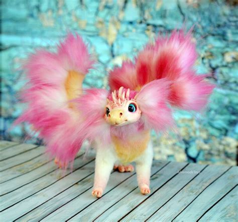 Axolotl Dragon Made To Order Doll Fantasy Creature Toy Etsy
