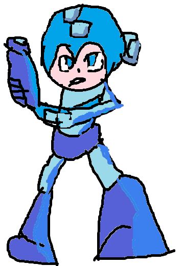 Mega Man Ms Paint By Snowangel12 On Deviantart