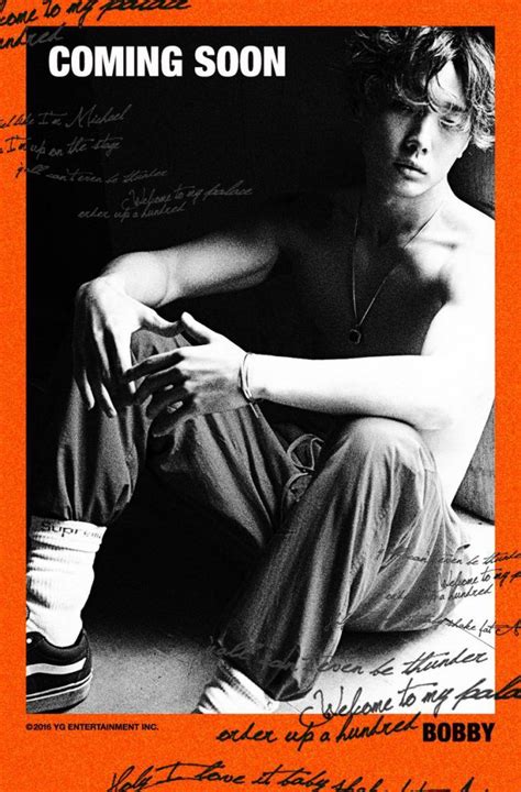 Ikon S Bobby Goes Shirtless In Additional Image Teasers For Solo Koreaboo