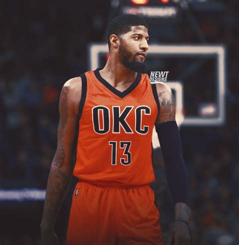 Made a paul george wallpaper i thought you guys might like! Paul George Oklahoma City Thunder Wallpapers - Wallpaper Cave