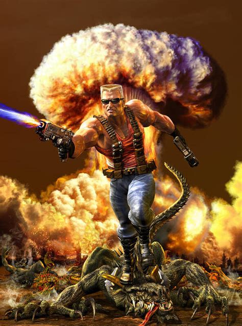 Duke Nukem Poster By Kurt Miller