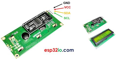 Esp32 Arduino With Lcd Connection Code I2c Lcd 1602a Images