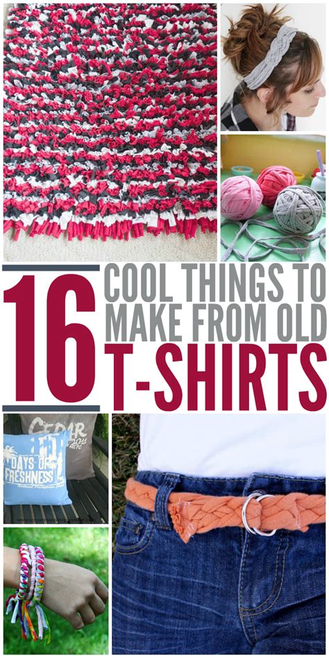16 Cool Things To Make From Your Old T Shirts