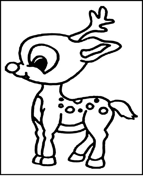 Rudolph Coloring Pages Freely Educative Printable