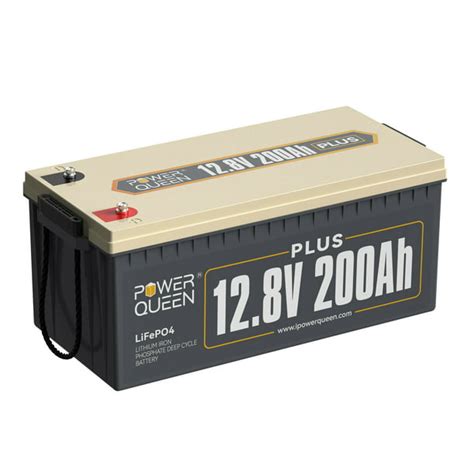 Power Queen 12v 200ah Plus Lifepo4 Lithium Battery 200a Bms For Marine