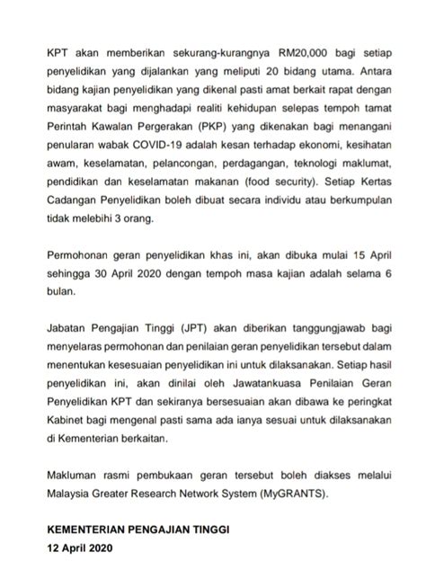 Indonesia merupakan negara yang menerapkan pembangunan ekonomi. KPT tawar Geran Penyelidikan Khas 20 bidang utama bagi ...