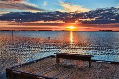 Dockside Sunset By H H Photography Of Florida Photograph By Hh