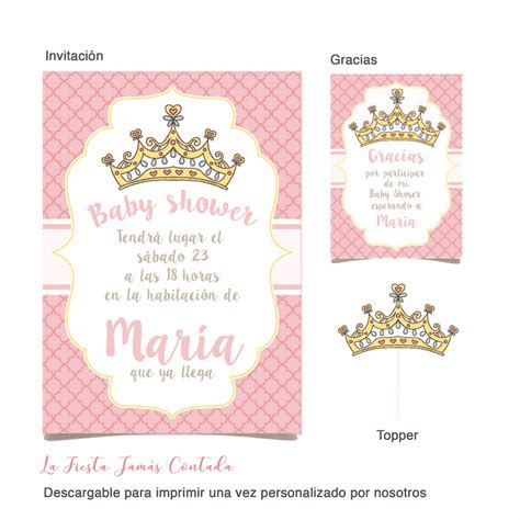 Para construir vuestras propias invitaciones de baby shower a partir de estas imágenes el proceso es el de siempre: Invitaciones Para Baby Shower Nina - Baby Viewer