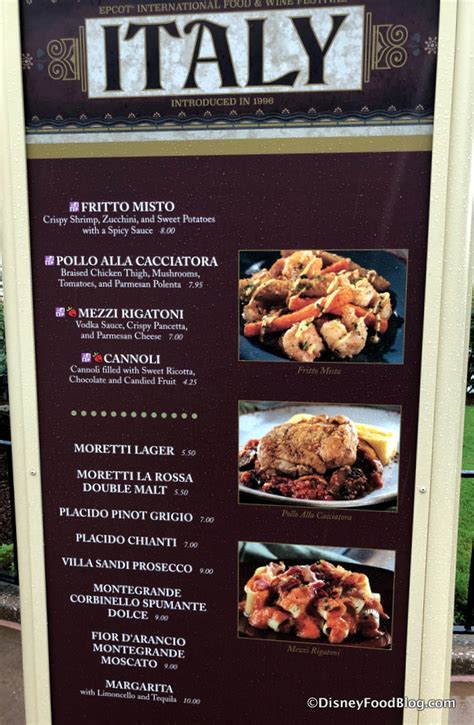 We have updated this page with everything you can expect at the 2021 epcot food and wine festival. Italy: 2019 Epcot Food and Wine Festival | the disney food ...