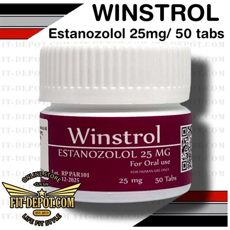 Winstrol 25 Mg Stanozolol 50 Tabletas Rotterdam Pharmaceutical