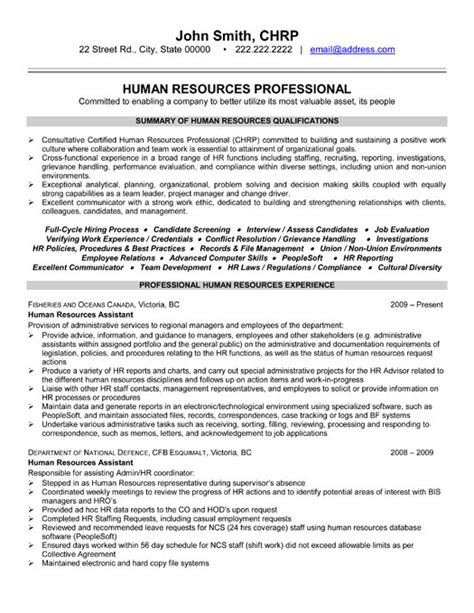 Top Human Resources Resume Templates And Samples