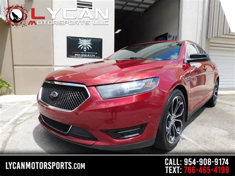 Used 2013 Ford Taurus Sho Awd For Sale In Miami Fl 33186 Lycan Motorsports