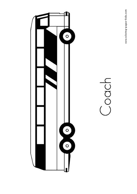 Bus Coloring Pages For Kids Printable