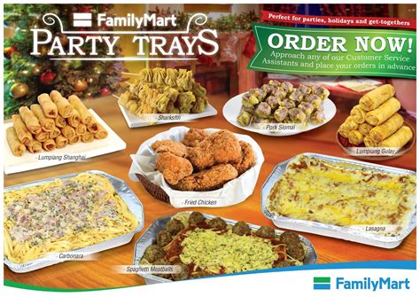 Jane austero sabijon recommends party trays & packed meals food delivery. On Top of the World: FamilyMart Party Trays for your ...