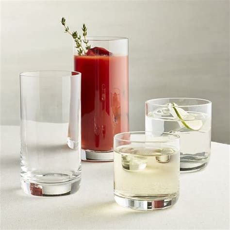 11 Of Our Favorite Everyday Glasses Crate And Barrel Modern Drinking Glasses Everyday Glasses