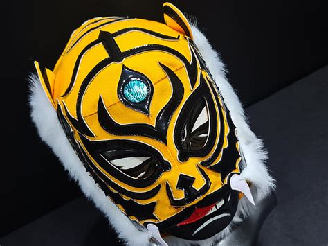 Tiger Mask Wrestling Mask Luchador Costume Wrestler Lucha Etsy