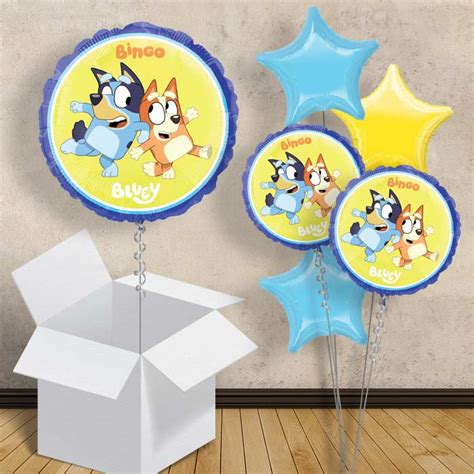 Bingo And Bluey Balloons In A Box Party Save Smile