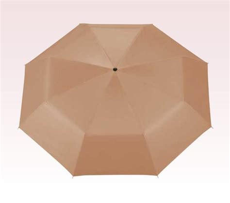 Personalized Khaki 41 Inch Arc Manual Folding Umbrellas Personalized
