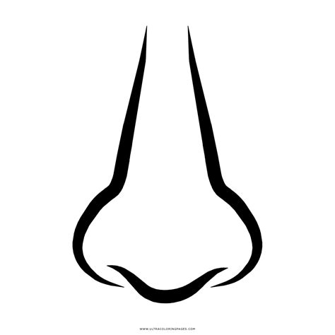 Dibujo De Nariz Para Colorear - Ultra Coloring Pages
