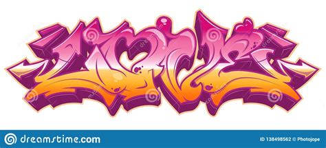 Love In Graffiti Style Isolated On White Stock Vector - Illustration of isolated, vector: 138498562