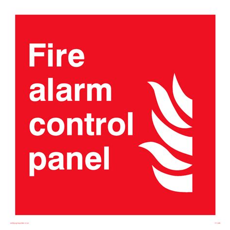 Fire Alarm Control Panel From Safety Sign Supplies
