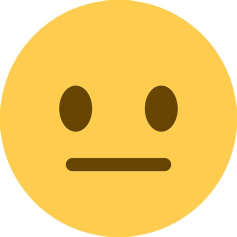 This Is The Discord Emoji Known As Neutral But Big Rnotinteresting