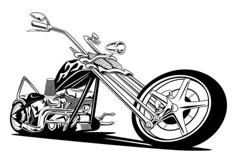 American Chopper Cartoon Silhouette Silhouette Cameo Harley Davidson
