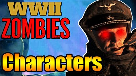 Call Of Duty Ww2 Zombies Characters Info New Maxis Cod