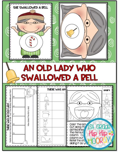1st Grade Hip Hip Hooray Old Lady Who Swallowed A Bell