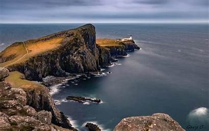 Lighthouse Point Scotland Desktop Neist Isle Skye