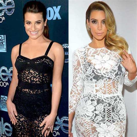 Bitch Stole My Sexy Kim Kardashian Vs Lea Michele E Online