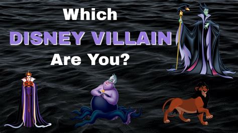 Which Disney Villain Are You Youtube