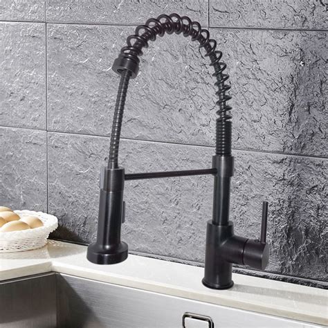 Skilled workers and strict quality control 3. Black Bronze Finished Brass Kitchen Faucet - Pull Out ...