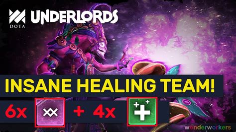 Insane Healing Team Ultimate Healing Sustain Epic Late Game Dota