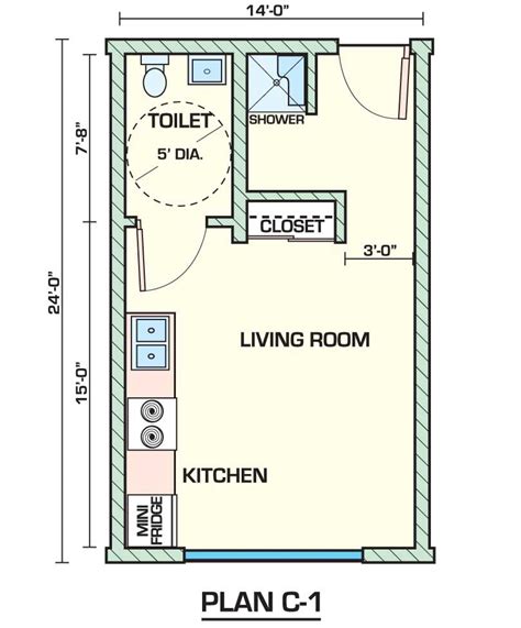Famous Efficiency Apartment Floor Plan Ideas References French Country Cottages